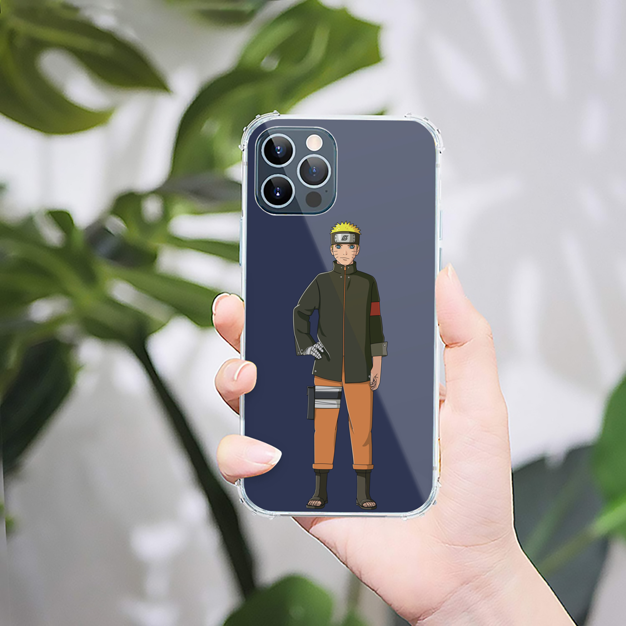 （画像用） NARUTO -ナルト- うずまき ナルト Uzumaki Naruto 【iPhone 12シリーズ対応】透明スマホケース（クリアソフトケース）